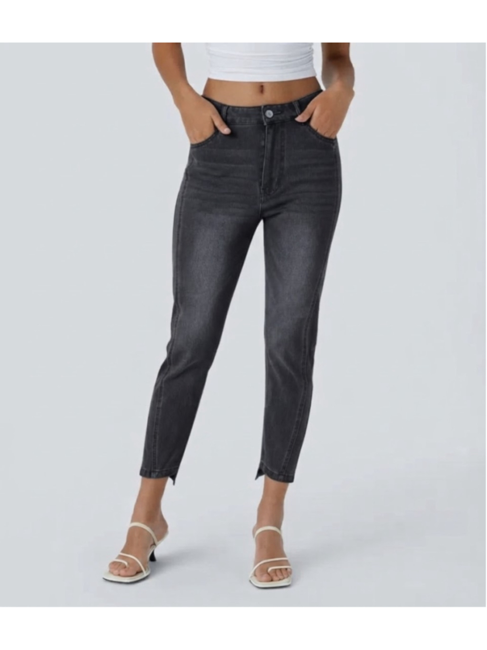 Halara Flex Denim Mid Rise Skinny Jean XL Petite NWT
